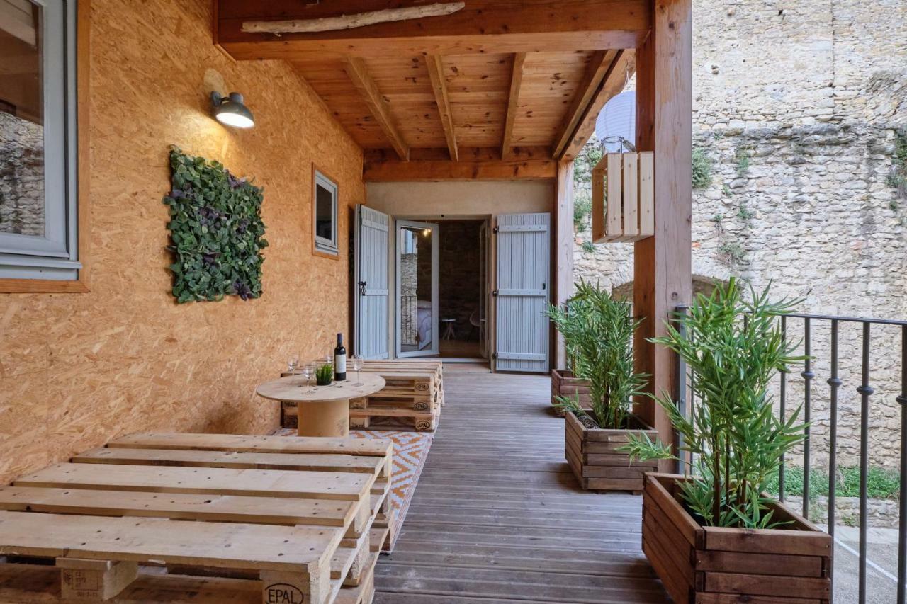 Melina - Appartement Dans Les Remparts De La Bastide Avec Parking Et Terrasse Carcassonne Exterior foto